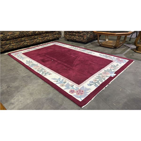 APPROX. 96" X 60" PATTERNED AREA CARPET
