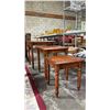 Image 2 : SET OF (3) WOOD NESTING TABLES