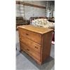 Image 2 : WOOD 3-DRAWER DRESSER, 7-DRAWER WOOD VANITY DESK WITH CHAIR, 1-DRAWER WOOD NIGHT STAND  & CHAIR