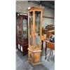Image 1 : VINTAGE MIRROR-BACKED ILLUMINATED CURIO CABINET