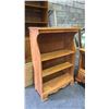 Image 2 : (4) PC VINTAGE WOOD BEDROOM COLLECTION: BOOKSHELF, 5-DRAWER TALLBOY DRESSER & 2 NIGHTSTANDS