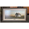 Image 1 : FRAMED ORIGINAL OIL ON CANVAS BY L. J. GIBBS: "WEST WIND"