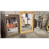 Image 1 : (3) ASSORTED FRAMED WALL MIRRORS