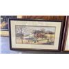 Image 2 : SHELF OF ASSORTED FRAMED ARTWORK