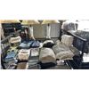 Image 1 : SHELF OF ASSORTED PILLOW CASES, SHEET SETS, CURTAIN PANELS & MORE