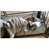 Image 3 : REVERSIBLE DOUBLE/QUEEN COMFORTER & (2) REVERSIBLE THROW BLANKETS