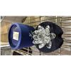 Image 2 : (3) SWARVOSKI CRYSTAL WATERLILY CANDLE HOLDERS & (2) SWAROVSKI CRYSTAL DROPS *PETAL OF LARGE CANDLE