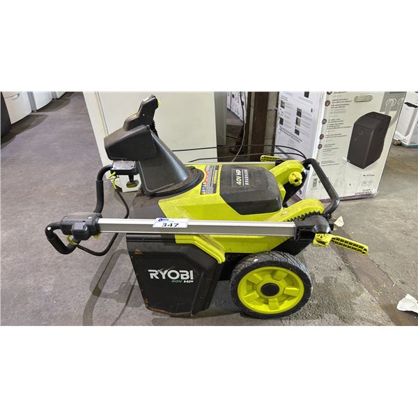 RYOBI 40V HP BRUSHLESS SNOW THROWER
