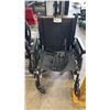 Image 2 : WHEEL CHAIR WITH FOOT RESTS *STICKY HANDLES/MISSING PIECE TO ATTACH FOOT RESTS*