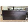 Image 2 : 6-DRAWER DARK WOOD DRESSER