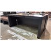 Image 3 : DARK WOOD 6' WIDE DESK WITH 1 DRAWER