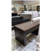 Image 3 : CONTEMPORARY WOOD BENCH WITH PADDED SEAT