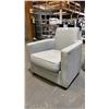 Image 3 : GREY UPHOLSTERED ARM CHAIR *NEEDS CLEANING*