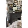 Image 3 : DARK WOOD 2 DRAWER NIGHTSTAND WITH REMOVABLE GLASS TOP