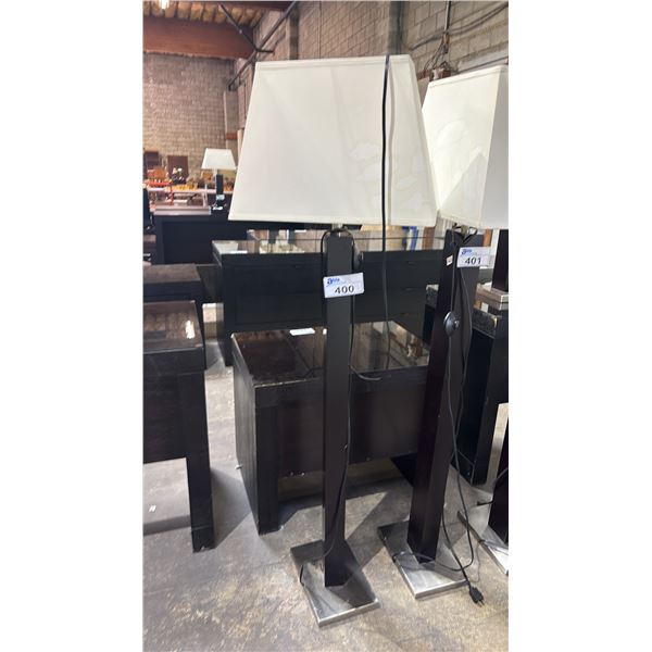 CONTEMPORARY FLOOR LAMP WITH FOOT PEDAL ON/OFF SWITCH
