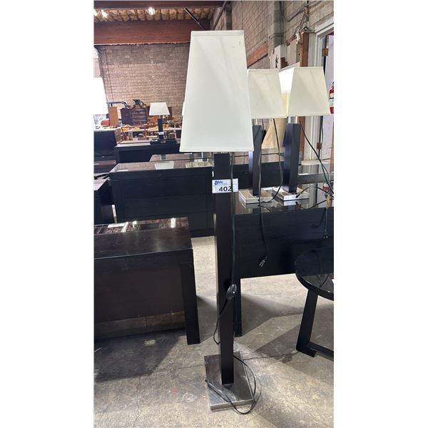 CONTEMPORARY FLOOR LAMP WITH FOOT PEDAL ON/OFF SWITCH