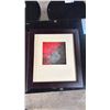 Image 3 : (3) FRAMED  & MATTED ABSTRACT PRINTS: 16" X 14"