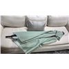 Image 4 : SOFA WITH REMOVEABLE VELCRO COVER & MINT GREEN PATIO UMBRELLA