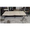Image 1 : 31" WIDE METAL FRAMED FOLDING COT