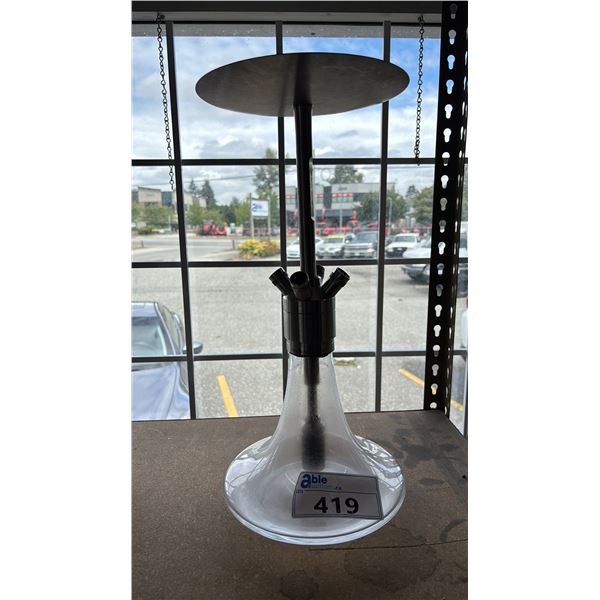 STEAMULATION ULTIMATE HOOKAH WITH CLEAR GLASS BASE