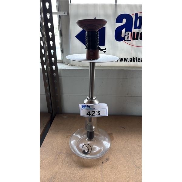 STEAMULATION HOOKAH WITH CLEAR GLASS BASE