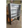 Image 3 : 2-GLASS DOOR FREE STANDING CABINET 35" X 12" X 55"
