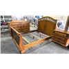 Image 3 : 3-PC ORNATE BEDROOM SUITE INCLUDING; QUEEN SIZE SLEIGH BED, 9-DRAWER DRESSER WITH MIRROR & 3-DRAWER