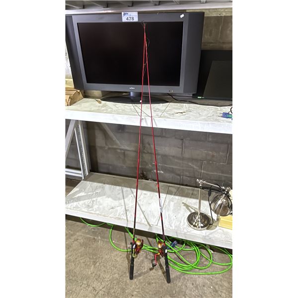 (2) TOTAL TACKLE TT-125 FISHING RODS WITH REELS