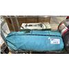 Image 2 : SHELF OF OUTDOORS GEAR INCLUDING; TENT, SLEEPING BAGS & FOOT PUMP