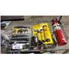 Image 3 : SHELF OF ASSORTED ITEMS INCLUDING; STANLEY FLASHLIGHT SET, STANLEY PROFESSIONAL GRADE 19PC SOCKET