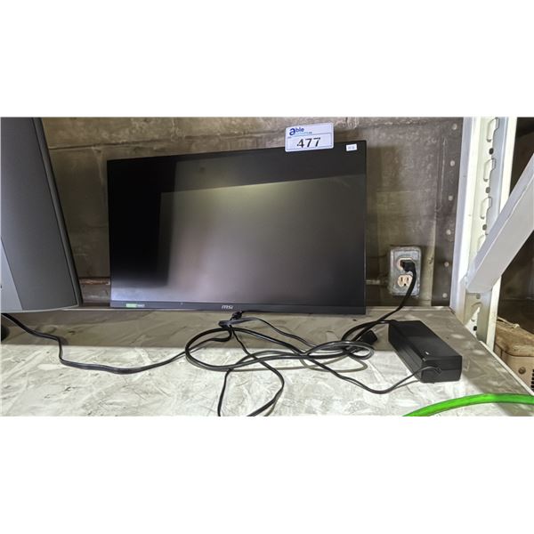 *POWERS ON* MSI 27" GAMING MONITOR WITH POWER CORD
