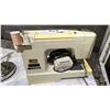 Image 4 : JANOME SELECTOR SEWING MACHINE WITH PEDAL & CHROME DESK LAMP