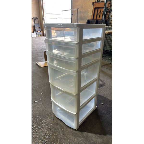 6-DRAWER RESIN STORAGE UNIT