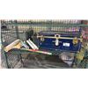 Image 1 : VINTAGE CHEST & ASSORTED WALL PAPER & WRAPPING PAPER