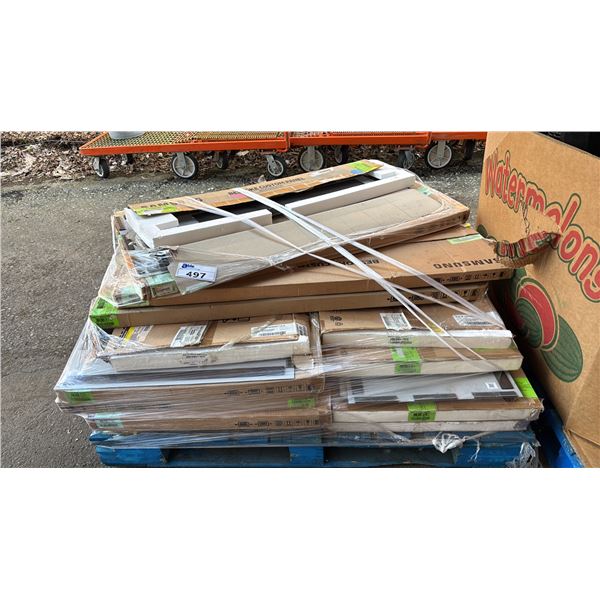 PALLET OF ASSORTED SAMSUNG BESPOKE FRIDGE PANELS