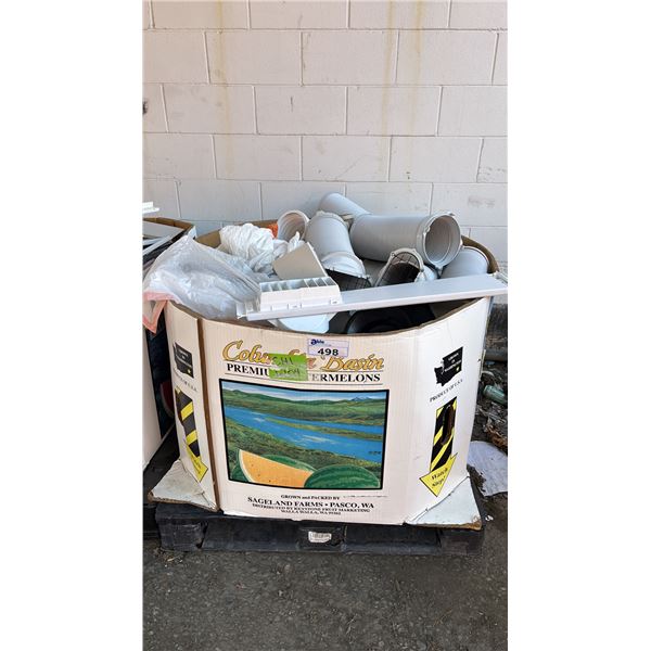 PALLET OF ASSORTED AIR CONDITIONER HOSES & ACCESSORIES