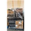 Image 1 : PALLET OF ASSORTED MICROWAVE OVENS & GREENWORKS CORDLESS PRESSURE WASHER (NO BATTERY)