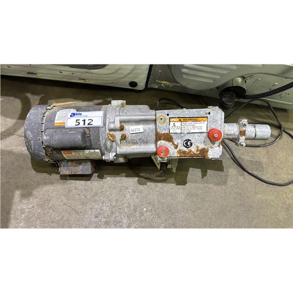 DAYTON AUGUR DRIVE MOTOR