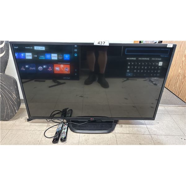LG 50" 1080P SMART LED TV  WITH STAND & REMOTES