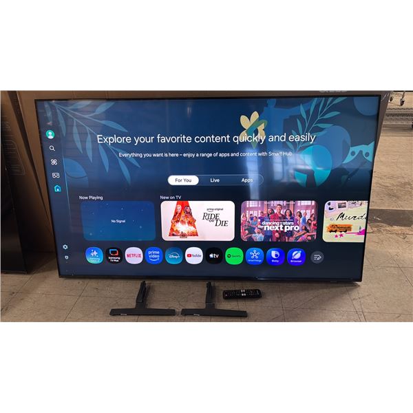 SAMSUNG 65" QLED Q6F 4K SAMSUNG VISION AI SMART TV WITH STAND, REMOTE & BOX