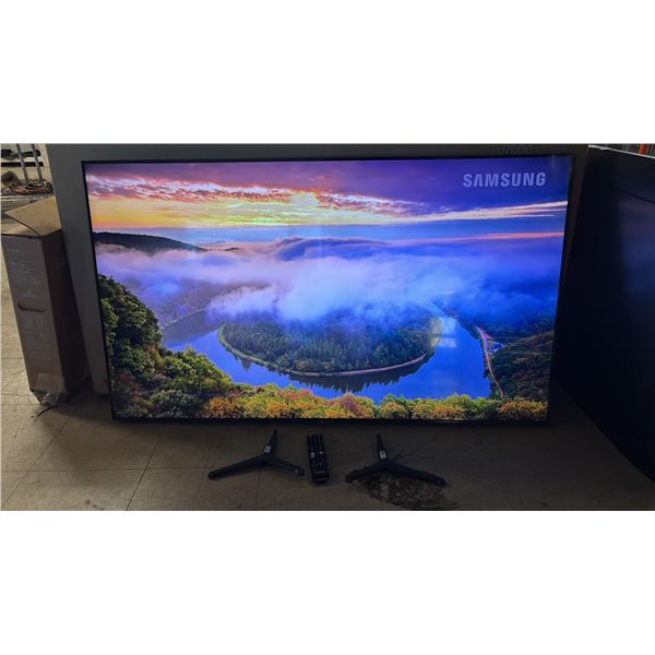 58" CRYSTAL UHD 4K SMART TV WITH STAND, REMOTE & BOX
