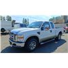 Image 2 : 2008 FORD F350 LARIAT SUPER DUTY, 2DR EXT CAB PICKUP, WHITE, VIN 1FTWX30R58EB14290,