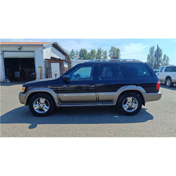 2003 INFINITI QX4, 4DR SUV, BLACK, VIN JNRDR09Y33W301976,