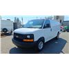Image 2 : 2015 CHEVROLET EXPRESS, 3DR CARGO VAN, WHITE, VIN 1GCWGFFF0F1170897,