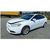Image 2 : 2013 DODGE DART SXT, 4DR SEDAN, WHITE, VIN 1C3CDFBA0DD117333,