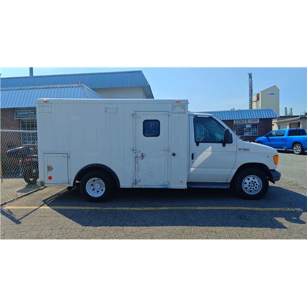 2006 FORD ECONO E-350 SUPER DUTY, 2DR VAN, WHITE, VIN 1FDWE35P36HB29486,
