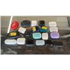 Image 1 : ASSORTED EARBUD CHARGING CASES: MOST ARE EMPTY, SOME HAVE 1 OR 2 EARBUDS *WORKING CONDITION UNKNOWN*