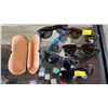 Image 1 : ASSORTED SUNGLASSES & AN EMPTY EYEGLASS/SUNGLASS CASE