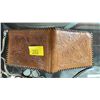 Image 2 : ASSORTED FASHION JEWELRY, VTG. TOOLED LEATHER WALLET & CUTICLE TRIMMERS *MANY SINGLE EARRINGS &