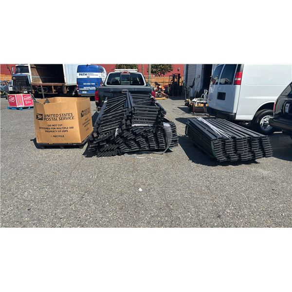 2 PALLETS OF METAL RACKING PARTS *MUST TAKE ALL*